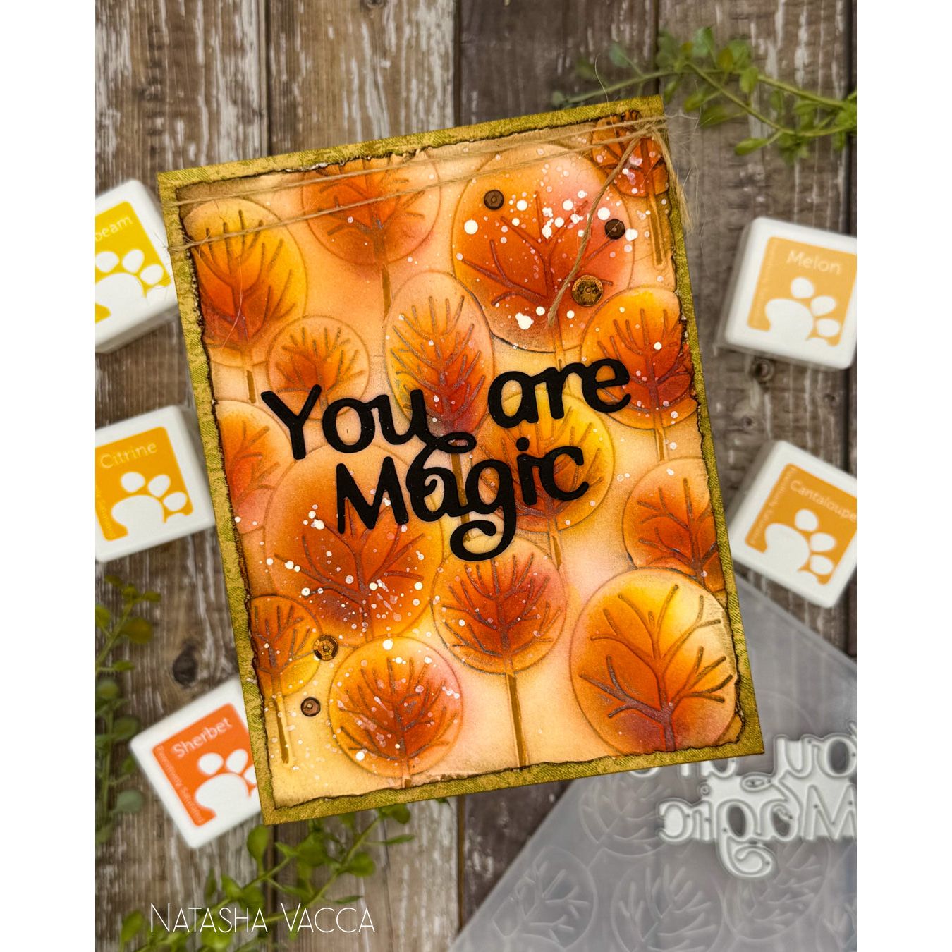 Simon Says Stamp Embossing Folder Mod Forest sf493 STAMPtember Fall Card  Natasha Vacca | color-code:ALT06