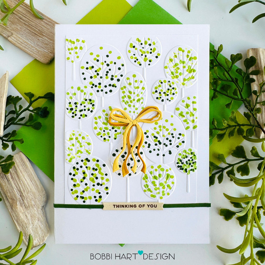 Simon Says Stamp Embossing Folder Mod Forest sf493 STAMPtember Thinking of You Card Bobbi Lemanski | color-code:ALT03