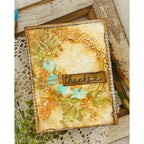 Simon Says Stamp Embossing Folder Pumpkin Wreath sf667 Stamptember Natasha Vacca Thanksgiving Card