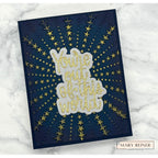 Simon Says Stamp Embossing Folder Star Champion sf590 Always There Out of this World Card Mary Reiner