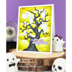 Simon Says Stamp Embossing Folder Twisted Tree sf636 Stamptember Barbara Tarayao Ghostly Halloween Card