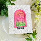 Simon Says Stamp Embossing Folder Whirlpool Spinner sf591 Every Happiness Kailash Naidoo Cute Hi Card