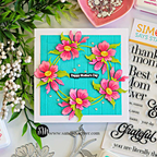 Simon Says Stamp Embossing Folder Wooden Planks sf326 Mother's Day Card Pink Flower Sandi MacIver | color-code:ALT05