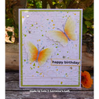 Simon Says Stamp Embossing Folder and Cutting Dies Blooming Beauties sfd580 Always There Birthday Butterflies Card Lorraine Aquilina
