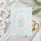 Simon Says Stamp Embossing Folder and Cutting Dies Fun Fish sfd601 Pastel Fishies Card Tina Smith