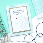 Simon Says Stamp Embossing Folder and Cutting Dies Fun Fish sfd601 Shine On Lazy Days by the Sea Card Amanda Fitterer