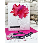 Simon Says Stamp Embossing Folder and Cutting Dies Peony and Bells sfd595 Always There Floral Wedding Card Maggie Haas
