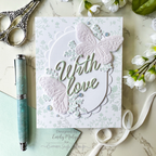 Simon Says Stamp Embossing Folder and Dies Graceful Butterfly sfd268 Emily Midgett With Love Card
