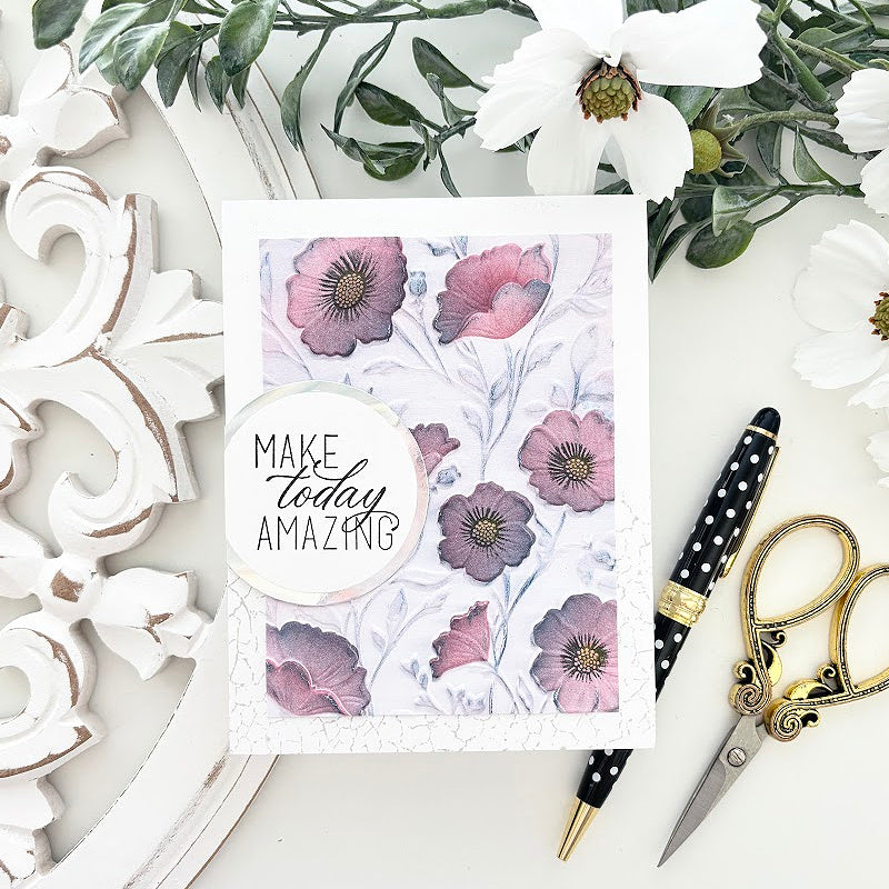 Simon Says Stamp Embossing Folders Stencils and Dies Morning Glory Vibes set1316mg Tina Smith Make Today Amazing Card