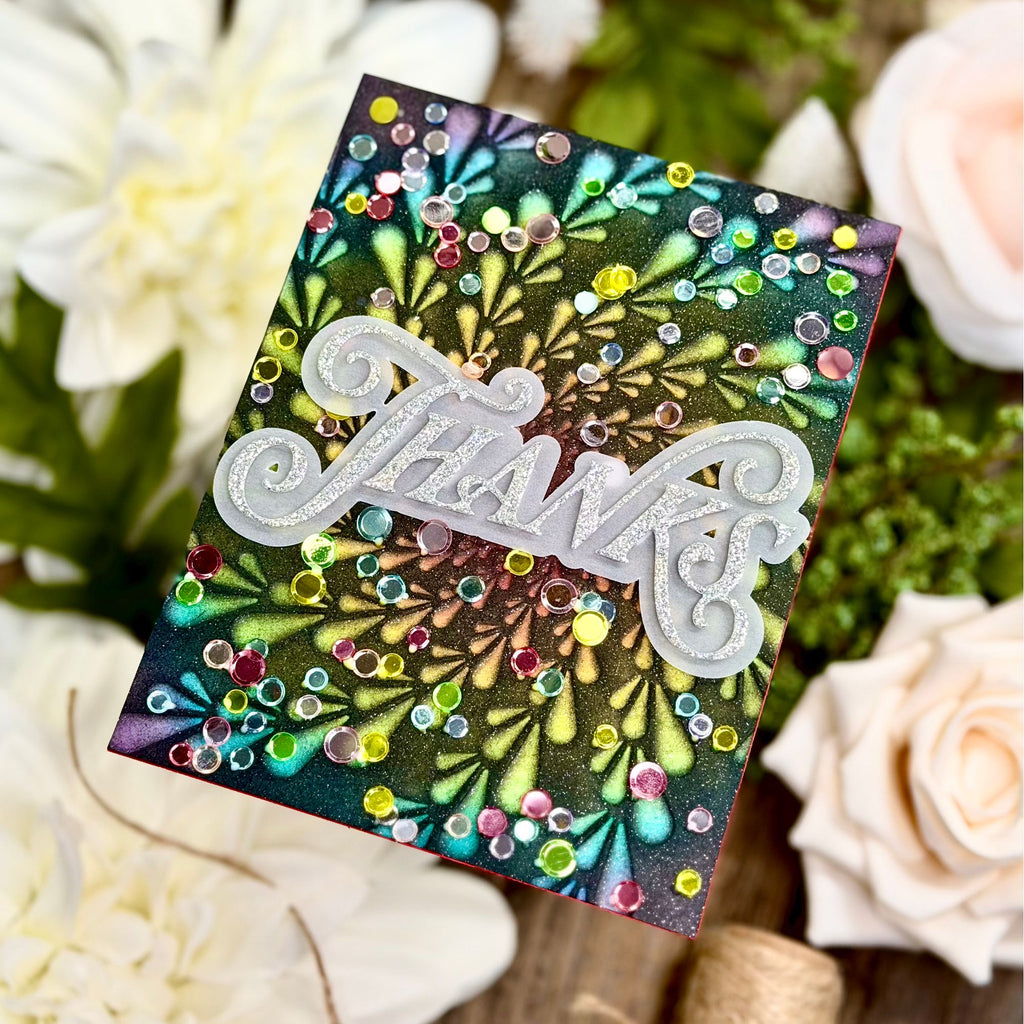 Simon Says Stamp Every Happiness Collection I Want It All Embossing Folders set1311ef Whirlpool Spinner