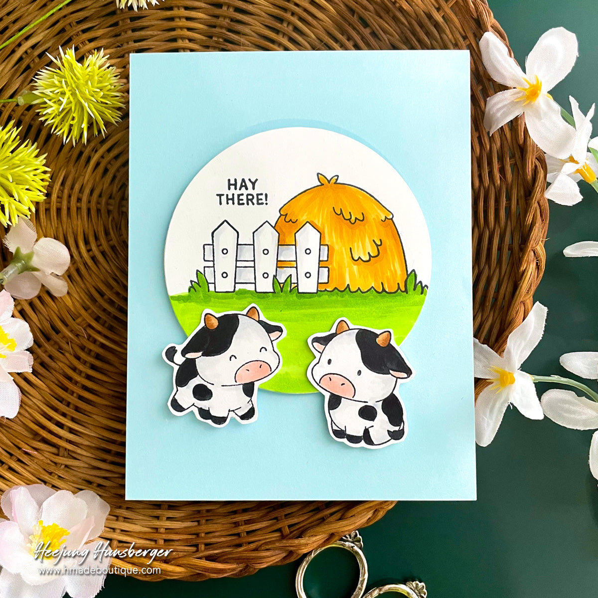 Simon Says Stamp Every Happiness Collection I Want It All Stamps and Coordinating Dies set1312sd Cow Cuties