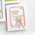 Simon Says Stamp Fable Elephant Wafer Dies s1154 Always There Miss You Elephant Card Heather Hoffman | color-code:ALT01