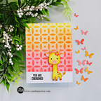 Simon Says Stamp Fable Giraffe Wafer Dies s1150 Always There Cherished Giraffe Card Sandi MacIver | color-code:ALT01