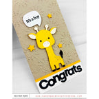 Simon Says Stamp Fable Giraffe Wafer Dies s1150 Always There Giraffe Baby Boy Card Heather Ruwe | color-code:ALT02