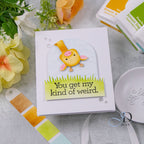 Simon Says Stamp Fable Giraffe Wafer Dies s1150 Always There My Kind of Weird Card Jean Doeringsfeld