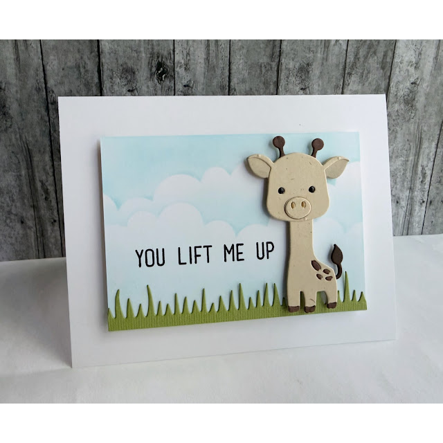 Simon Says Stamp Fable Giraffe Wafer Dies s1150 Always There You Lift Me Up Card for Kids Lisa Addesa | color-code:ALT08