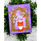 Simon Says Stamp Fable Sitting Fox Wafer Dies s1147 Stamptember Mary Reiner Fall Vibes Card