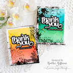 Simon Says Stamp Fancy Thank You Wafer Dies 8012sd Happy Camper Colorful Thank You Cards | color-code:ALT15