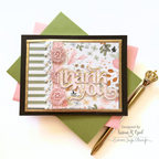 Simon Says Stamp Fancy Thank You Wafer Dies 8012sd Happy Camper Thank You Card Susan R. Opel