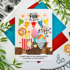 Simon Says Stamp Festive Bunting Wafer Dies 1696sd Making Memories Card Bobbi  Lemanski 