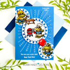 Simon Says Stamp Fiesta Circles Wafer Dies 1605sd Always There Father's Day Crocodile Card Bobbi Lemanski