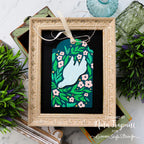 Simon Says Stamp Floral Birdscape Wafer Dies 1511sd In My Heart Framed Tag
