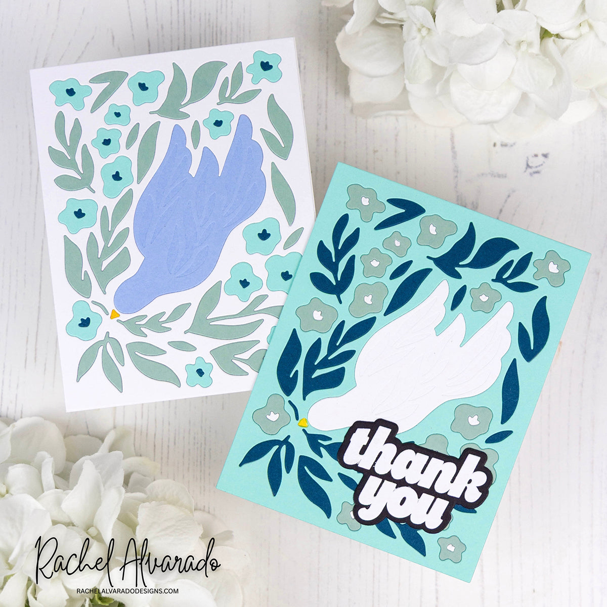Simon Says Stamp Floral Birdscape Wafer Dies 1511sd In My Heart Gorgeous Dove Card Set