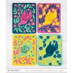 Simon Says Stamp Floral Birdscape Wafer Dies 1511sd In My Heart Hi There Card Set | color-code:ALT04