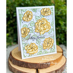 Simon Says Stamp Floral Elements Wafer Dies 445sss Yellow Flower Friend Card Barbara Tarayao | color-code:ALT01