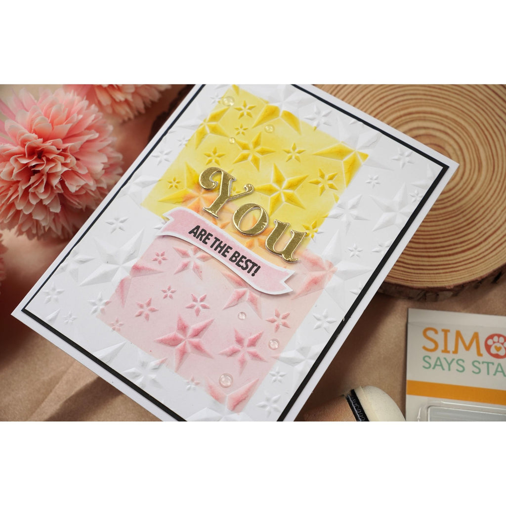Simon Says Stamp Floral Word Builder Sentiments Wafer Dies 1628sdc Always There You Are the Best Card Natasha Foote