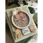 Simon Says Stamp Foxy Friends Wafer Dies 1749sdc Stamptember Cez Tolentino Cute Critter Shaker Card
