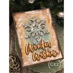 Simon Says Stamp Fractile Snowflake Wafer Dies 1708mdc Stamptember Cez Tolentino Winter Card