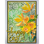 Simon Says Stamp Fresh Cut Floral Stem Die s858 Just A Note Easter Card Anna-Karin Evaldsson | color-code:ALT09