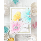 Simon Says Stamp Friendly Blossoms Wafer Dies 1562sdc In My Heart Love You Card