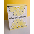 Simon Says Stamp Friendly Blossoms Wafer Dies 1562sdc In My Heart Yellow Flower Birthday Card Lisa Addesa | color-code:ALT06