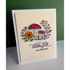 Simon Says Stamp Haunted Garden Wafer Dies 1715sdc Stamptember Lisa Addesa Fall Mushrooms Card