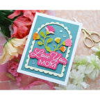 Simon Says Stamp Honeybell Floral Wafer Dies s1141 In My Heart Love You, Mom Card | color-code:ALT01