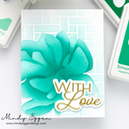 Simon Says Stamp Impressionistic Flower Wafer Dies 1582mdc In My Heart With Love Card Mindy Eggen | color-code:ALT01