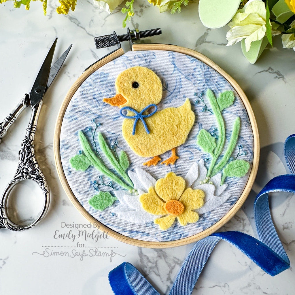 Simon Says Stamp Jaunty Stem Wafer Dies s1096 In My Heart Cute Duck Hoop | color-code:ALT13