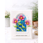 Simon Says Stamp Jaunty Stem Wafer Dies s1096 In My Heart Good Vibes Card | color-code:ALT01