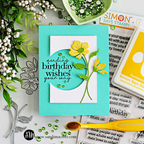 Simon Says Stamp Jaunty Stem Wafer Dies s1096 In My Heart Yellow Flower Birthday Card Sandi MacIver | color-code:ALT15