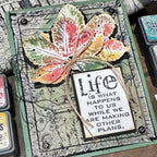Simon Says Stamp Leaf Prints 2 Wafer Dies 450sss Richele Christensen Life Happens Card