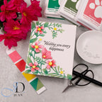 Simon Says Stamp Leafdance Flowers and Frame Wafer Dies s1129 Every Happiness Jean Doeringsfeld  Bright Floral Card