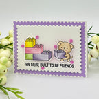 Simon Says Stamp Let's Connect Wafer Dies 1284sdc In My Heart Built to Be Friends Card | color-code:ALT04