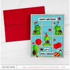 Simon Says Stamp Let's Shellebrate Wafer Dies 1325sdc In My Heart Birthday Turtles Grid Card | color-code:ALT03