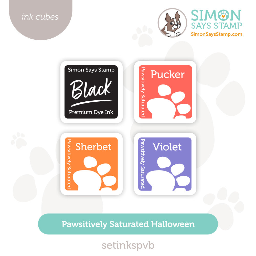 Simon Says Stamp Limited Edition Halloween Ink Cubes Boo Bundle