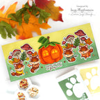 Simon Says Stamp Little Pumpkin House Wafer Dies s1178 Stamptember Carol Suzy Plantamura Fox Scene Card