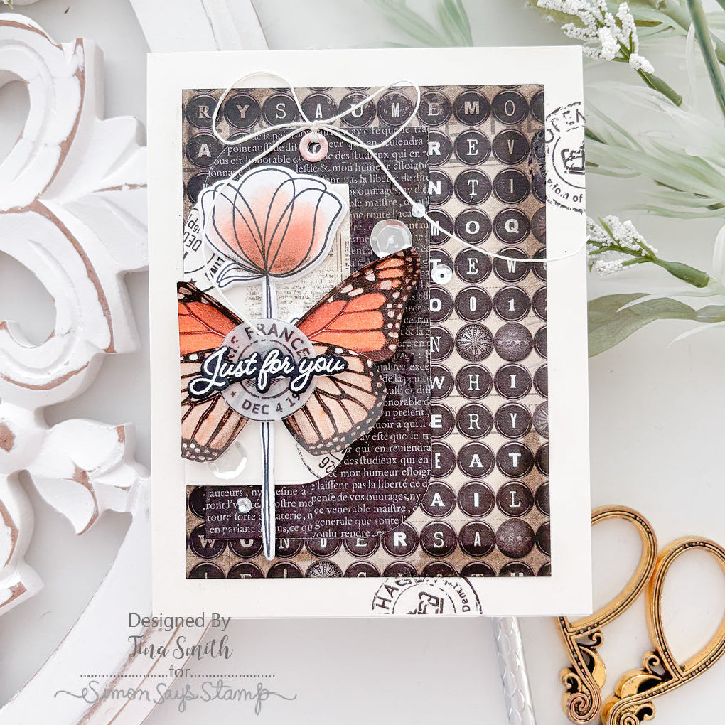 Simon Says Stamp Long Stem Florals Wafer Dies 1591sdc just for you