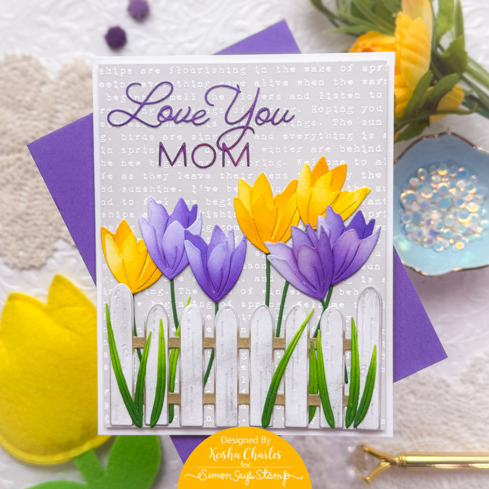 Simon Says Stamp Love You Mom Wafer Dies 1589sd In My Heart Love You, Mom Card Keisha Charles | color-code:ALT06