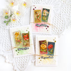 Simon Says Stamp Made to Flourish Wafer Dies 1738sdc Heather Hoffman Vintage Florals Card Set